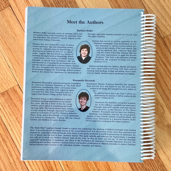 The Noah Plan Lessons Second Grade The Principle Approach Homeschool book - Picture 2 of 7